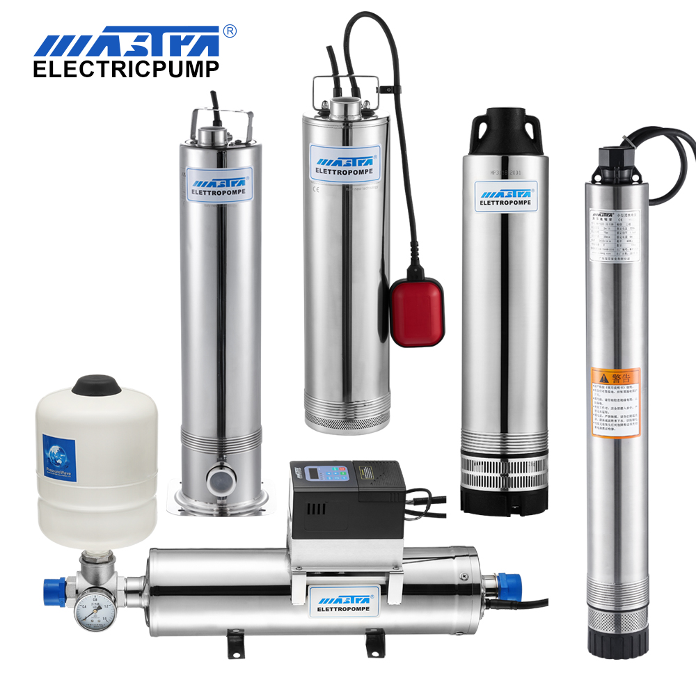 Mastra R148 Domestic Vertical Multistage Booster Pump Stainless Steel Multistage Submersible Centrifugal Water Pumps